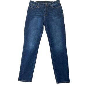 Talbots Dark Wash Slim Ankle Jean Size 8 #1539